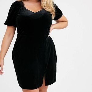 Mini Dress Lace Trim
